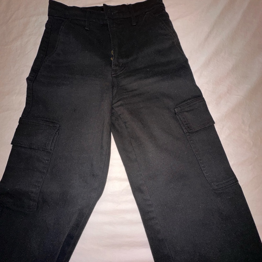 Mother straight up cargo jeans